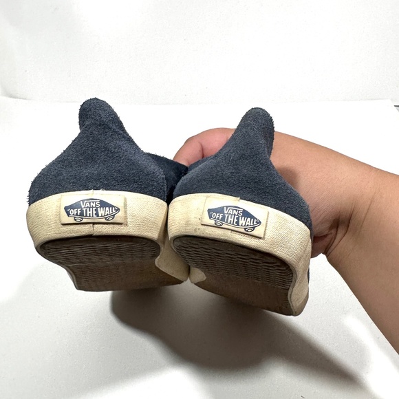 Vans [ Womens 8 US ] Suede Flat Slip on Shoes in‎ Blue and Brown lace ups - Picture 10 of 10
